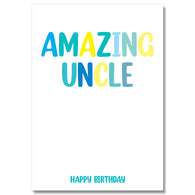 Amazing Uncle Birthday Card